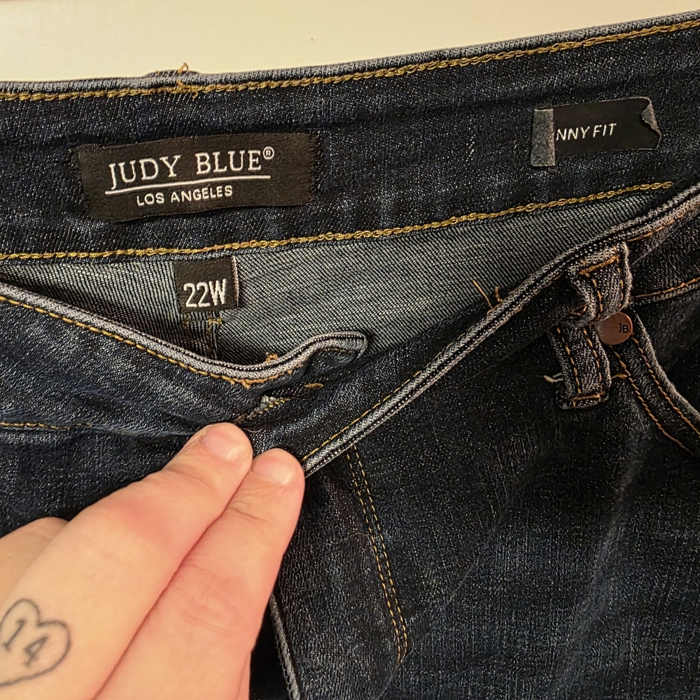 Judy Blue Women's Skinny Jeans - Deep Indigo